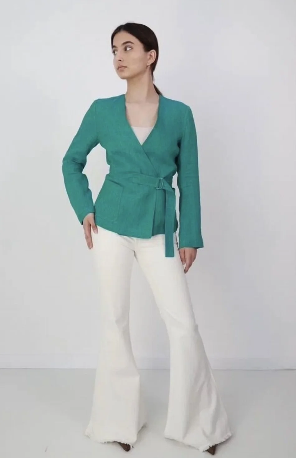 Джинсы Sportmax 44 хлопок деним - миниатюра 4