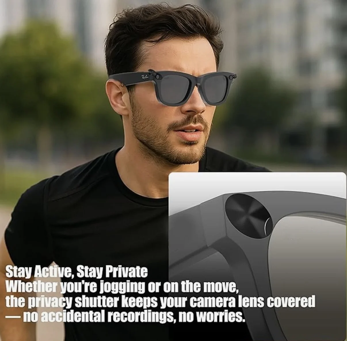 Крышка блокировка LED на очках Ray-Ban - миниатюра 5