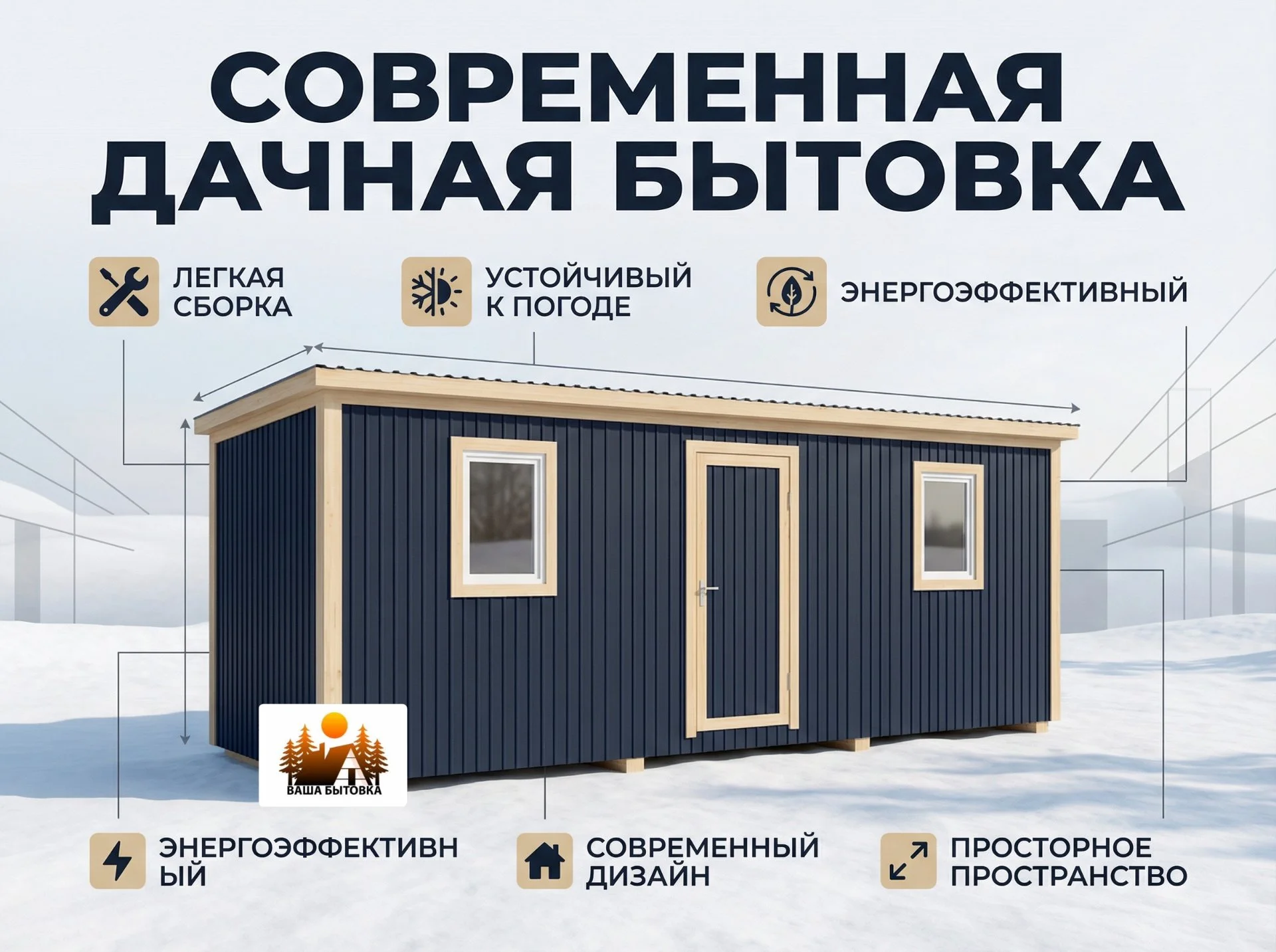 Вагончик бытовка для дачи доставлю сегодня