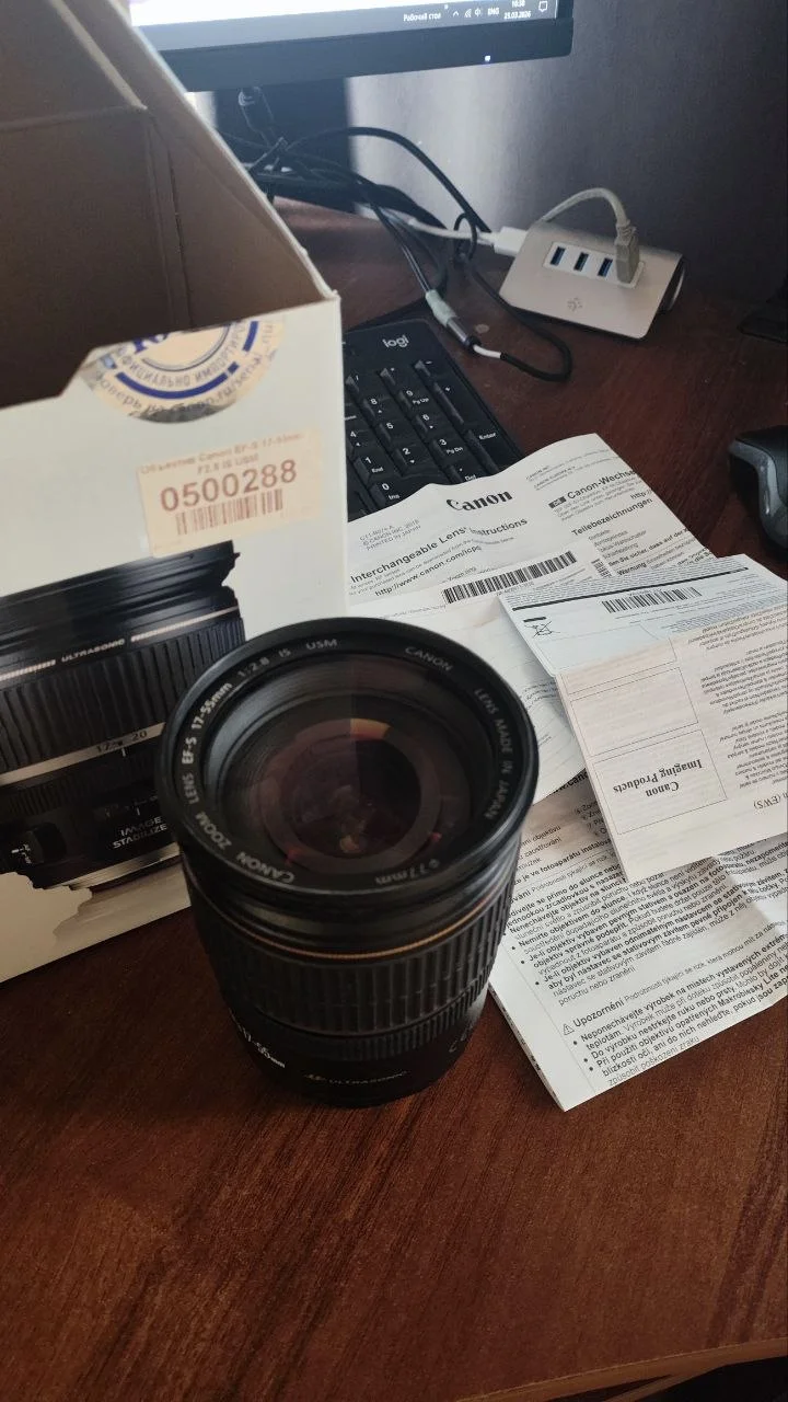 Объектив Canon EF S 17-55 mm f 2.8