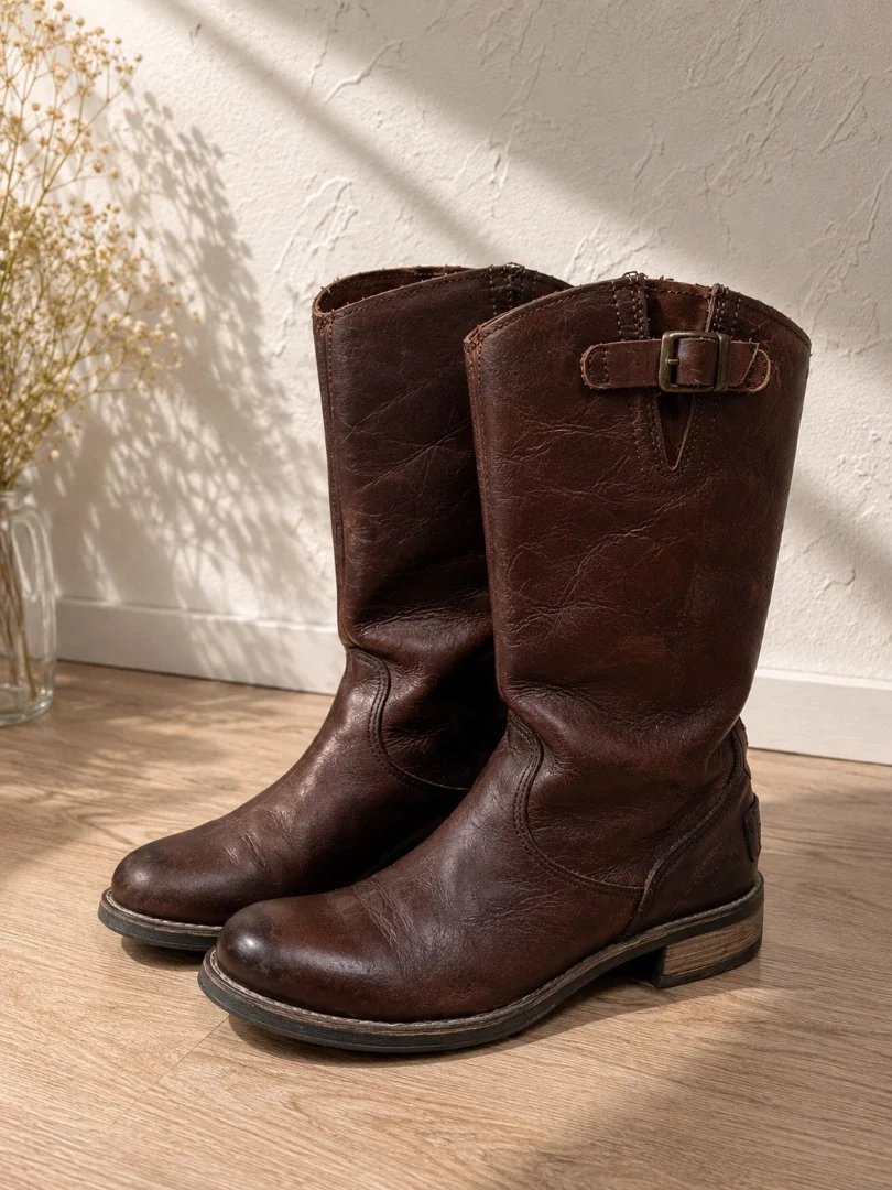 Кожаные сапоги Roxy 37р - изображение 1