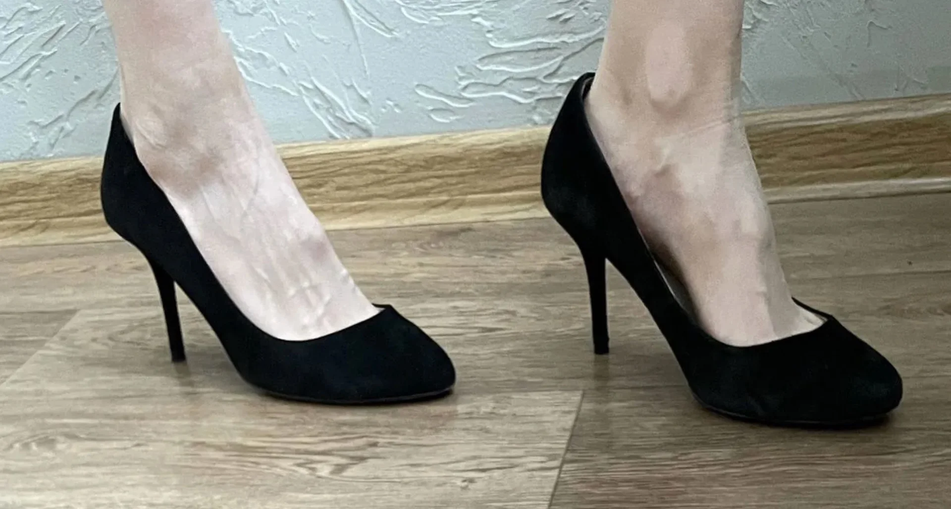 Черные замшевые туфли Zara 38 размер - миниатюра 4