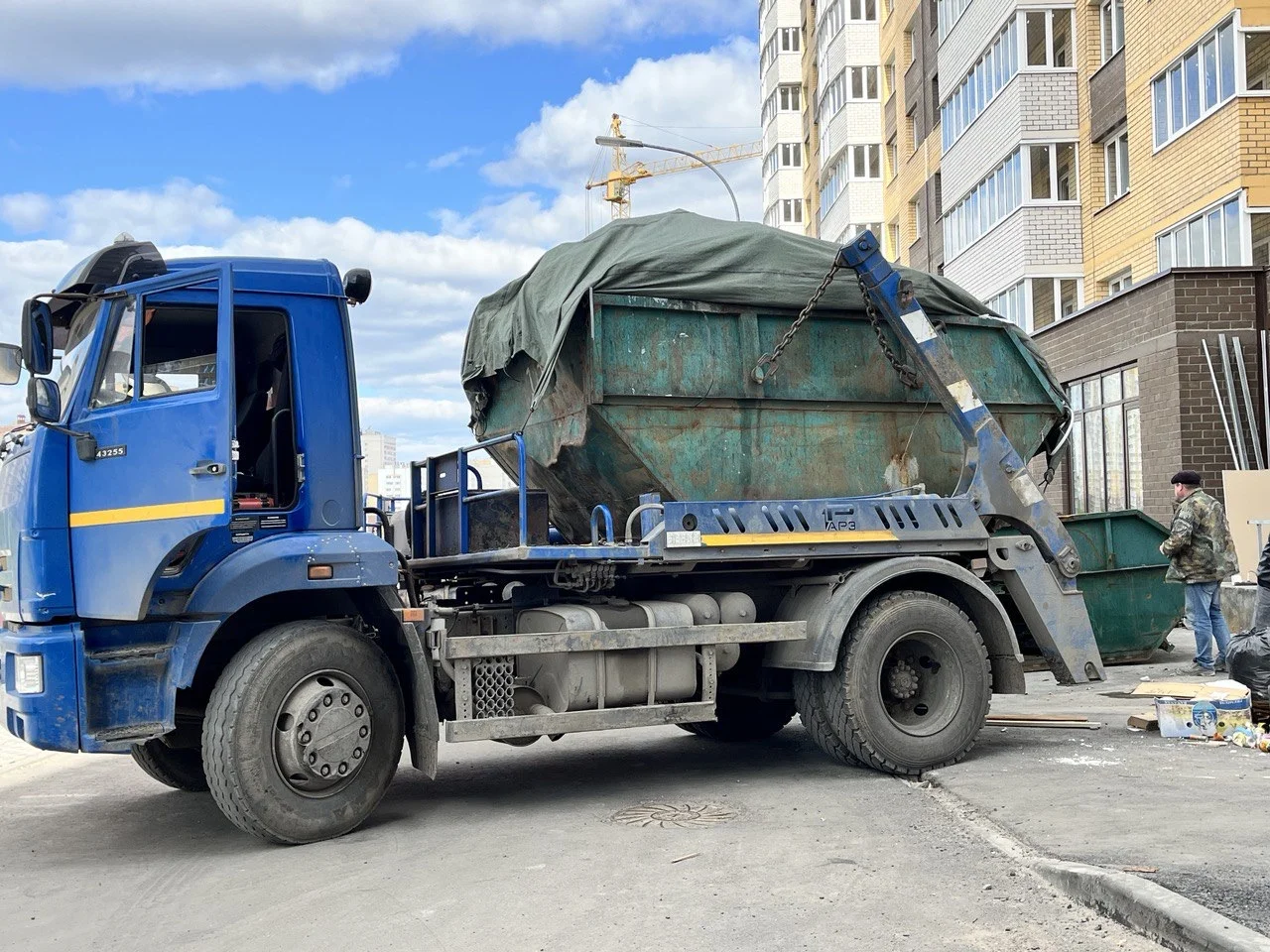 Вывоз мусора контейнером газелью самосвалом - миниатюра 14