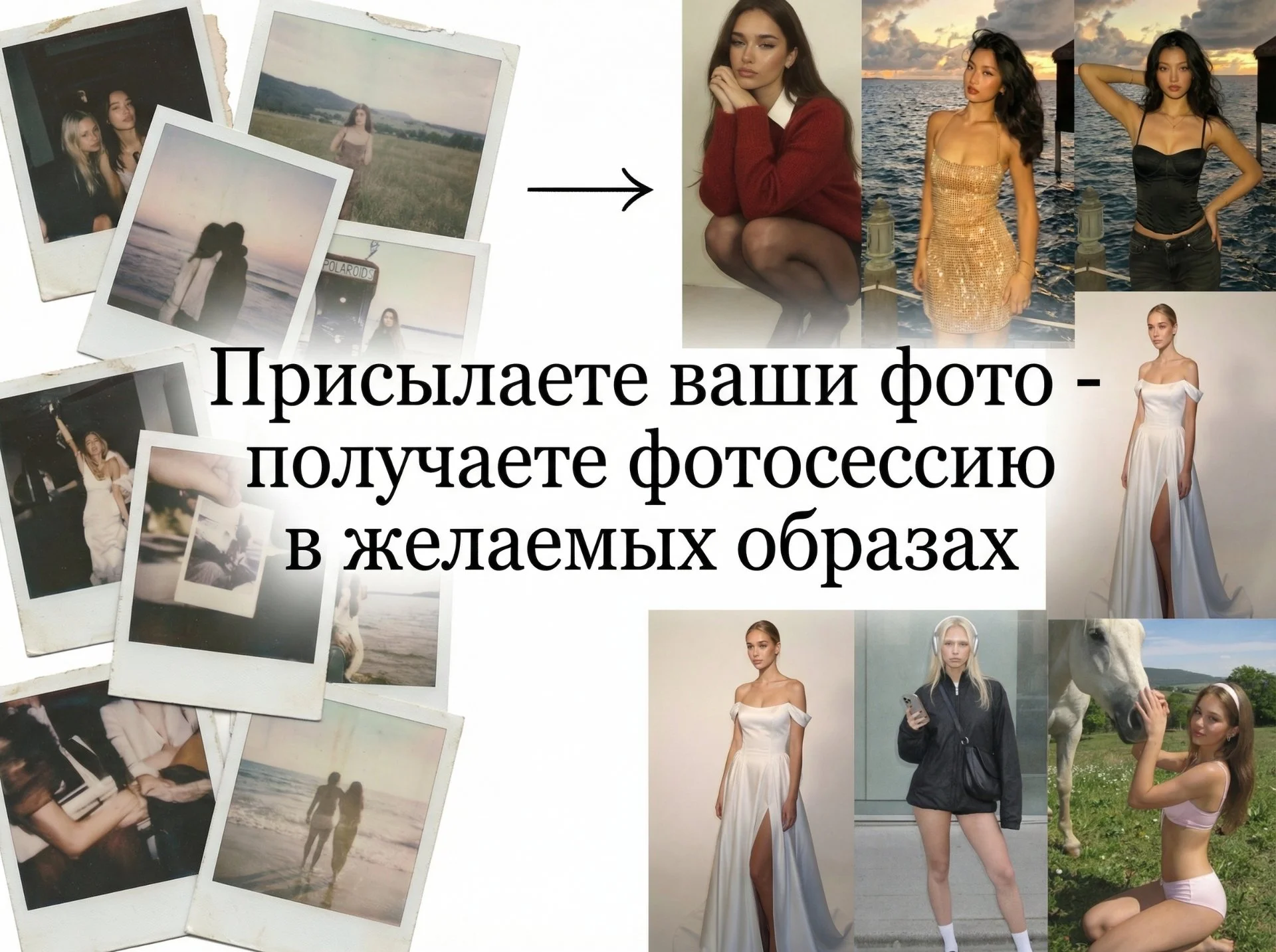 Фотосессия с помощью ии (AI) Создай любой образ - миниатюра 2
