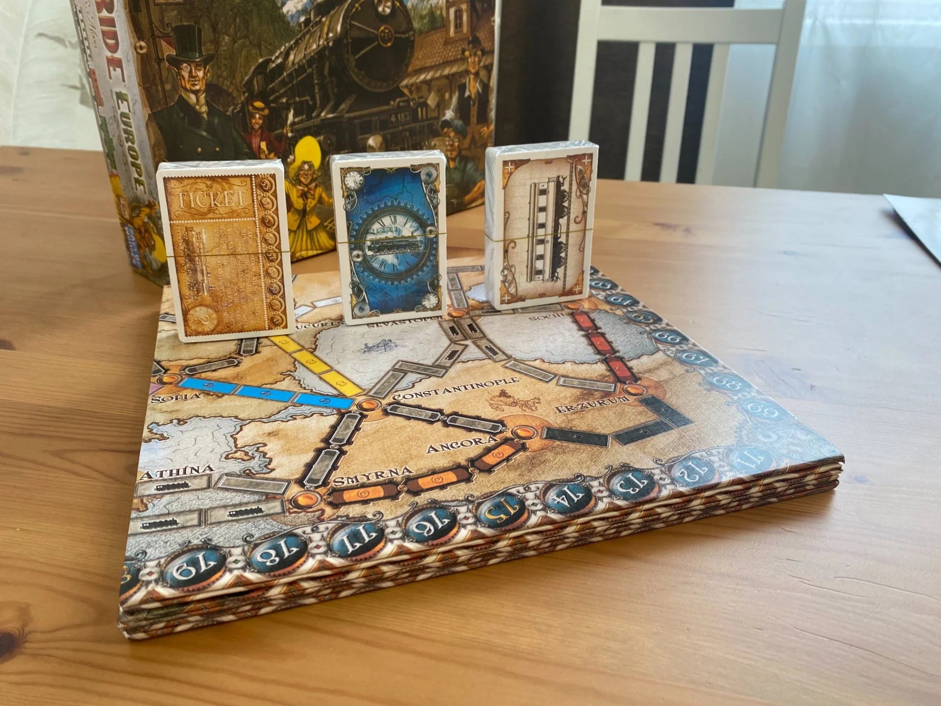 Ticket to Ride: Europe - новая, в плёнке, русские правила - миниатюра 3