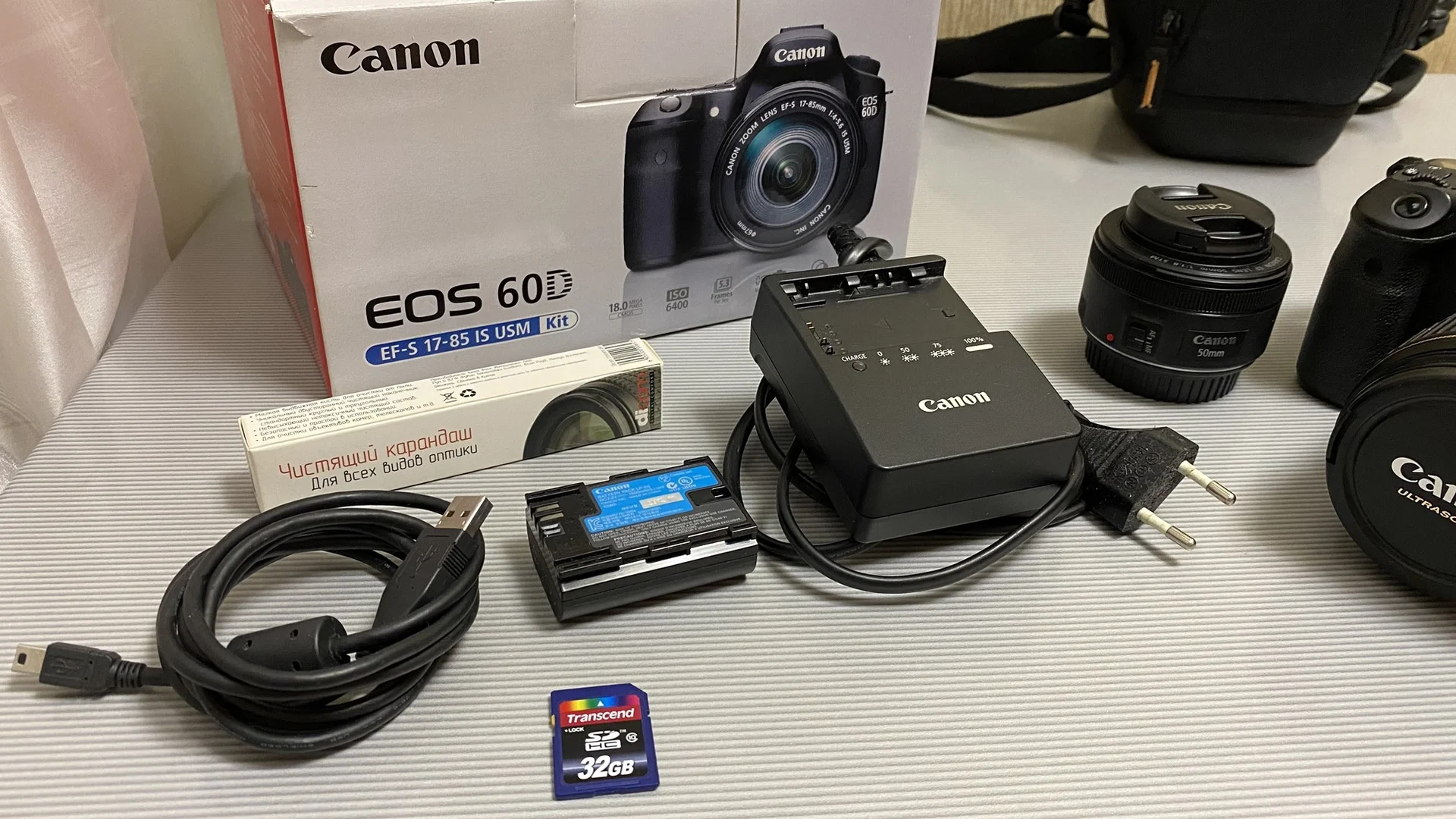 Фотоаппарат Canon EOS 60D с объективами - миниатюра 7