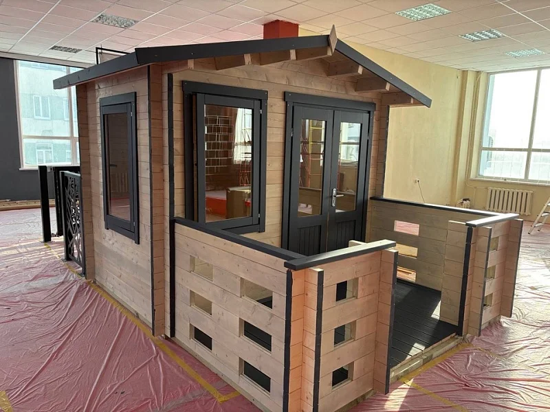 Садовый дом 4 м2 из сухого бруса - миниатюра 9