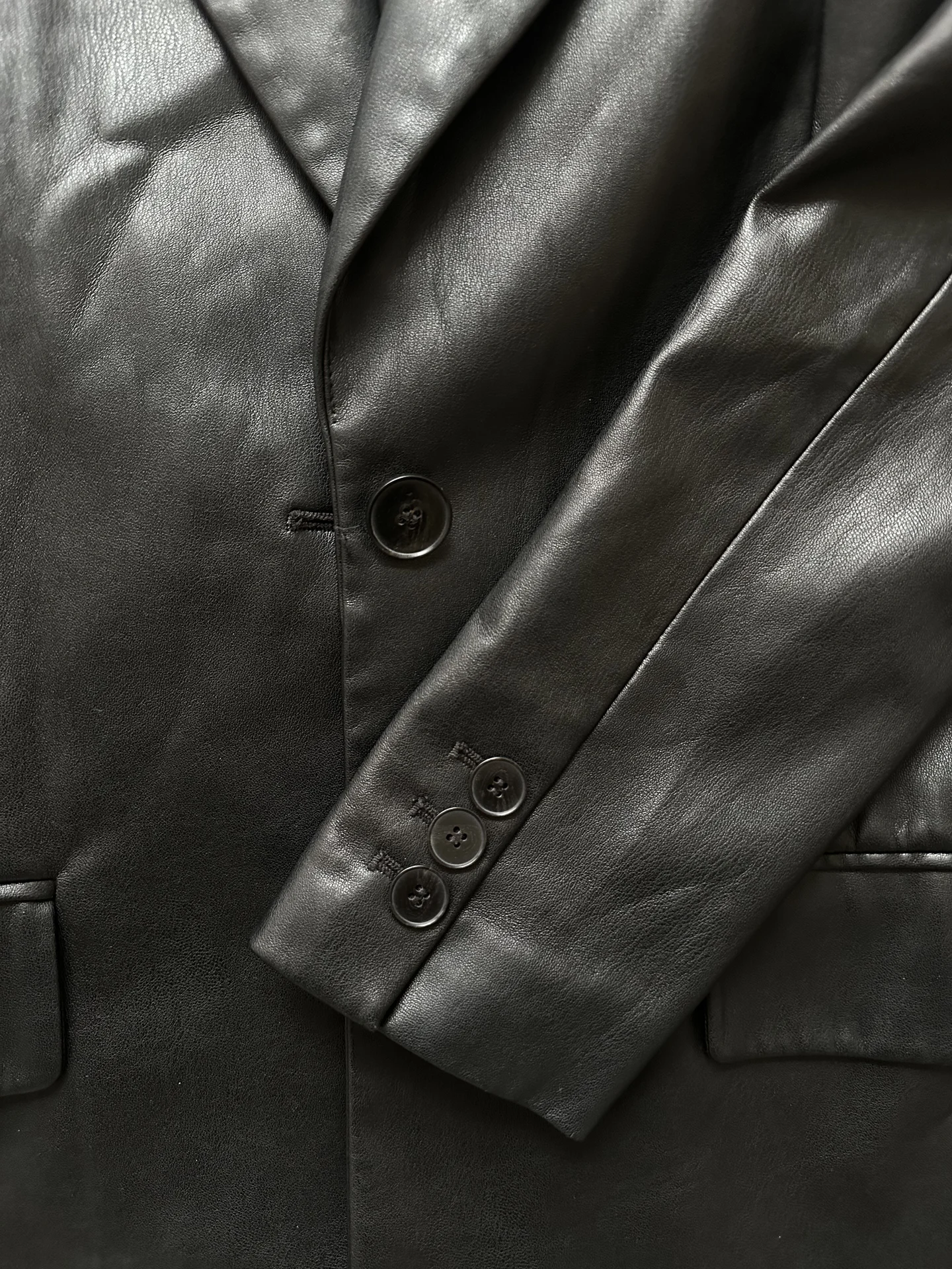 кожаный пиджак zara - миниатюра 6