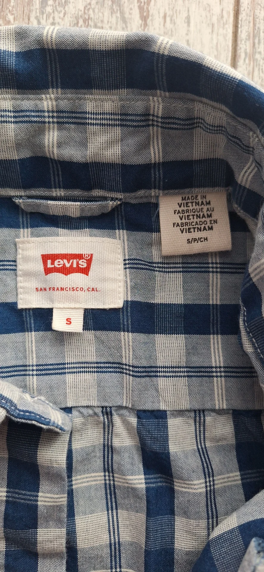 Мужская рубашка Levi's размер S - миниатюра 2