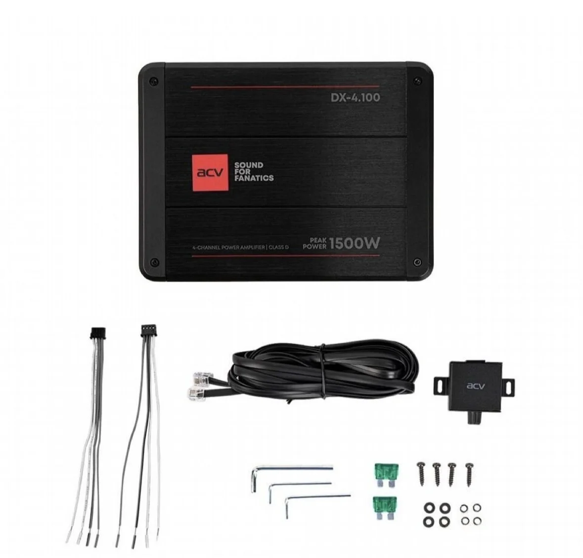 Автомобильный усилитель 4х100W ACV DX-4.100 V3 - миниатюра 6