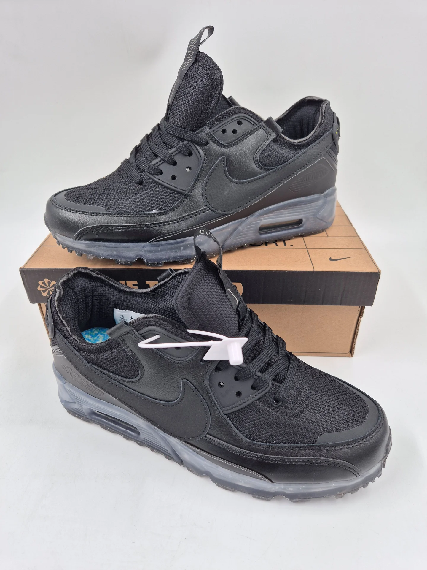 Кроссовки Air Max 90 black размеры 41-45 EUR - миниатюра 2