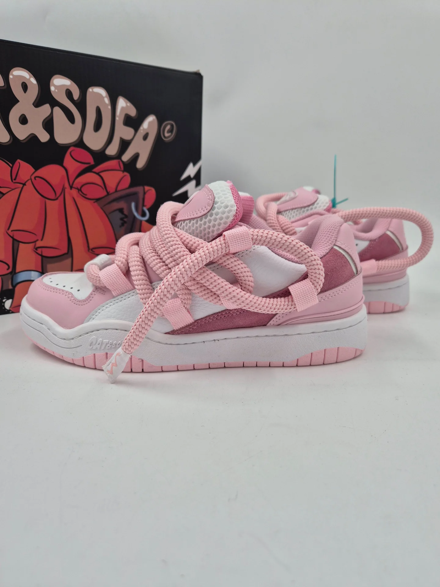 Кроссовки Cat & Sofa pink размеры 37-41 EUR - миниатюра 2