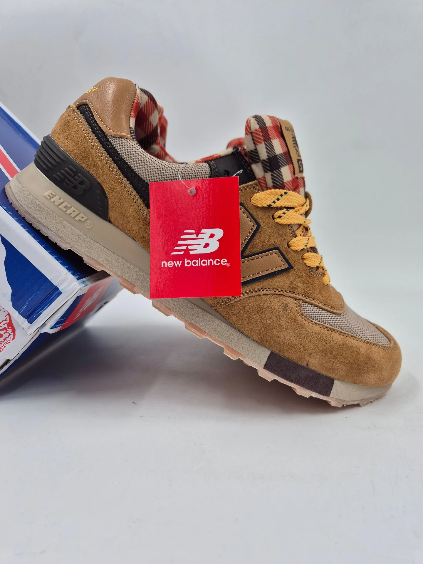 Кроссовки New Balance 574 orange размеры 41-46 - миниатюра 5
