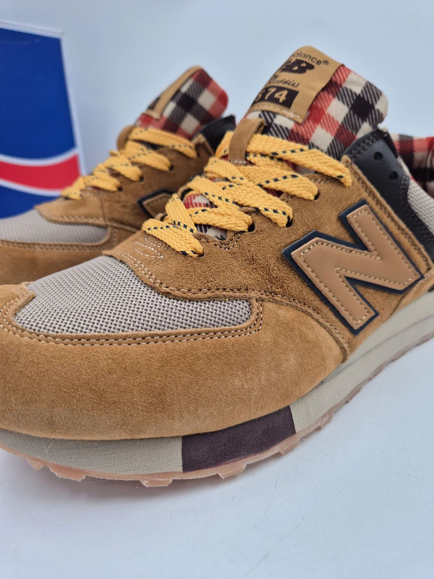 Кроссовки New Balance 574 orange размеры 41-46 - миниатюра 10