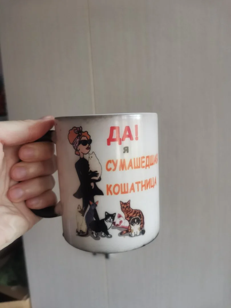 Кружка проявляющаяся для кошатницы - миниатюра 4