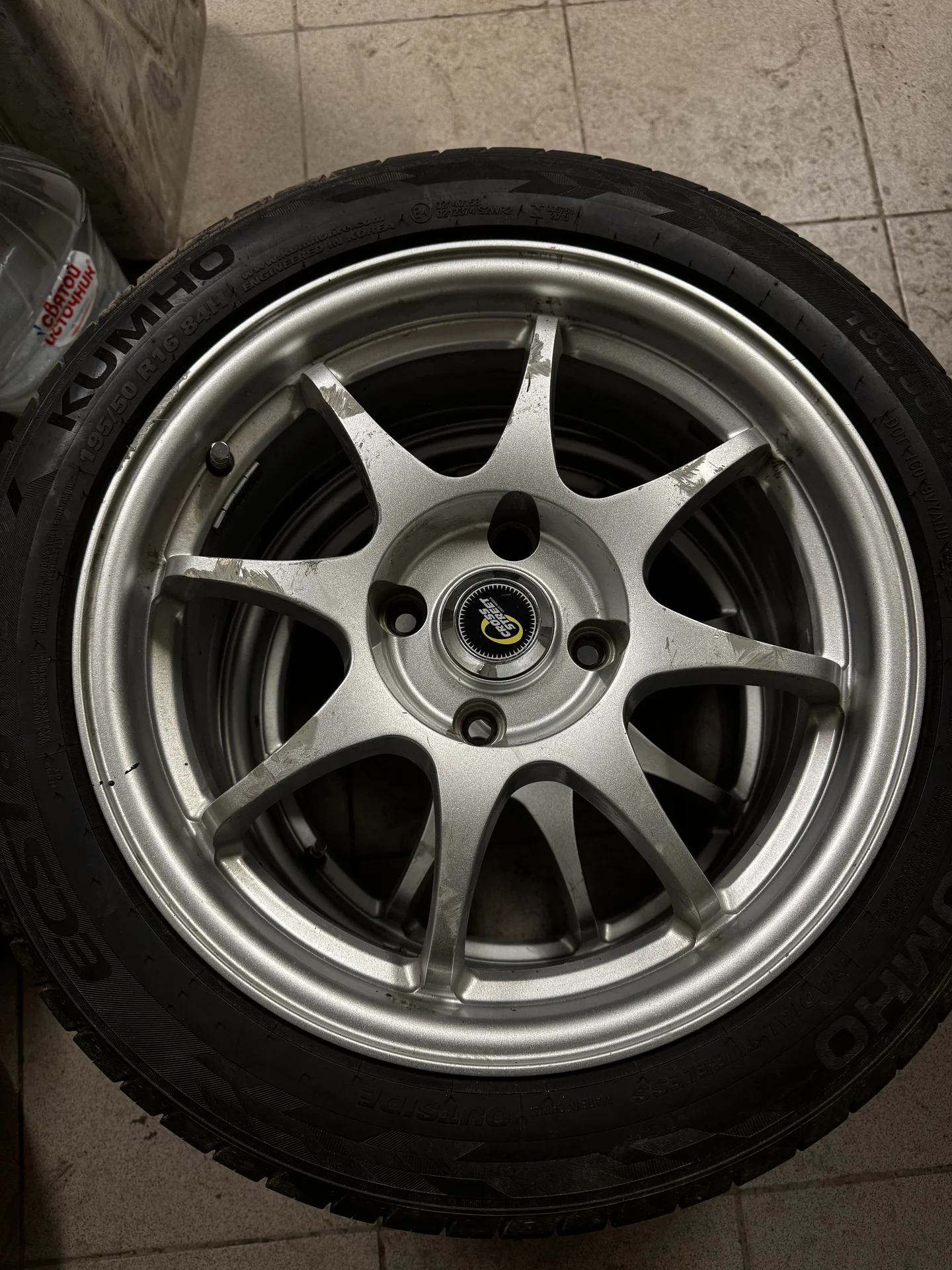 KUMHO 195/50r16 в сборе с дисками - миниатюра 2