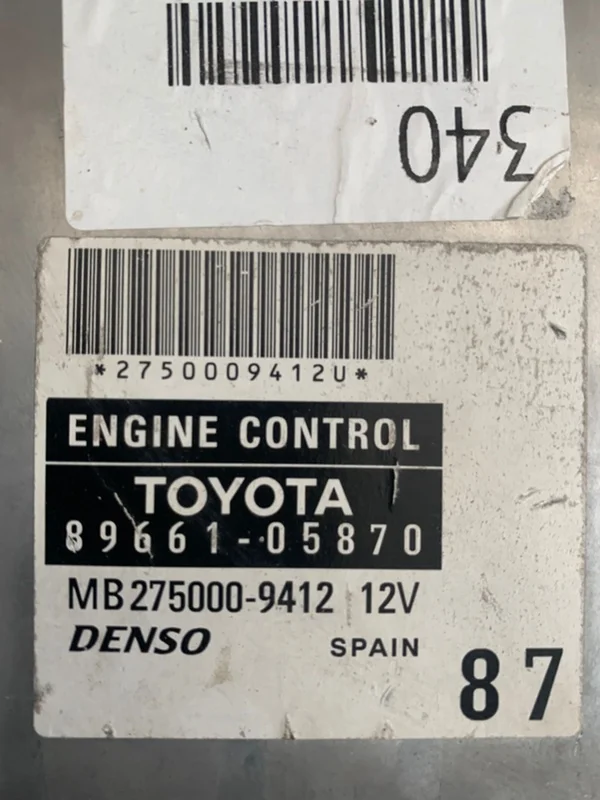 Блок управления ДВС Toyota Avensis 1ZZ 2009 - миниатюра 2