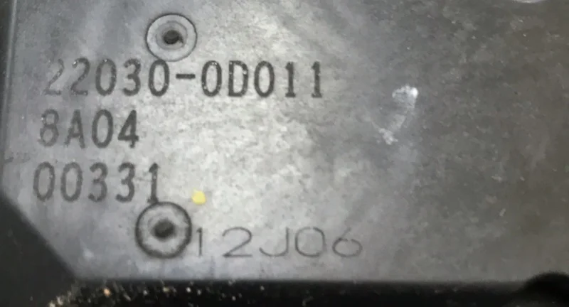 Дроссельная заслонка Toyota Avensis Т 250 2005 - миниатюра 2