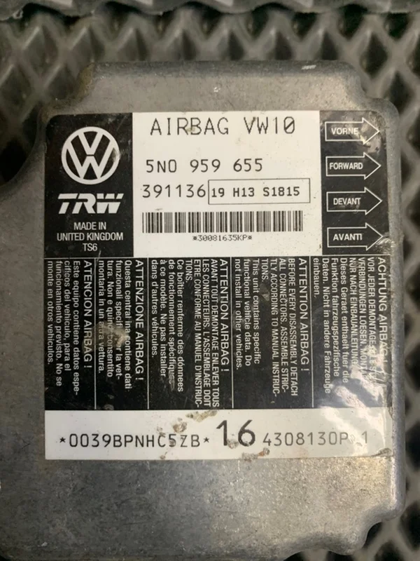 Блок управления аирбаг VOLKSWAGEN Passat B6 - миниатюра 2