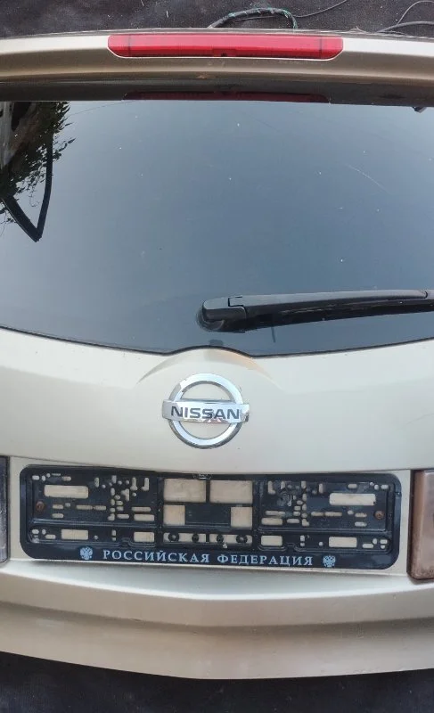 Дверь багажника задняя nissan Murano Z50 VD35DE - миниатюра 5