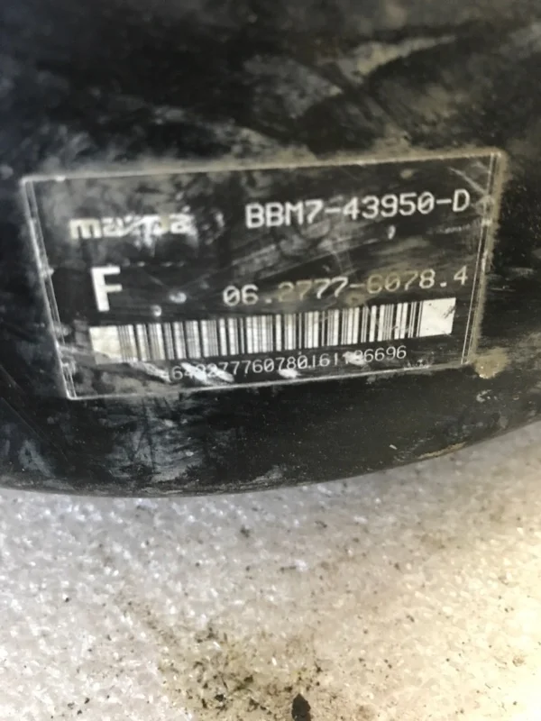 Вакуумный усилитель Mazda 3(bl) СЕДАН 1.6 2011 - миниатюра 3