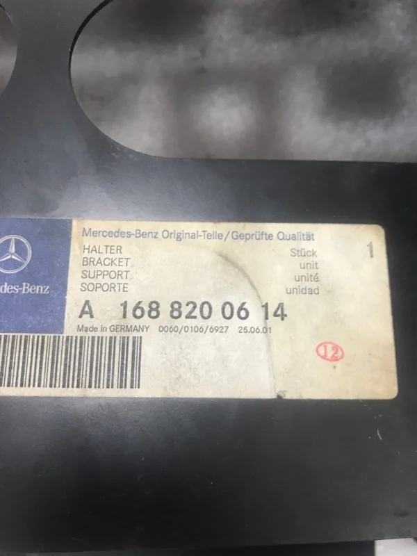 Кронштейн Mercedes-Benz A160 W168 166.960 2001 - миниатюра 2