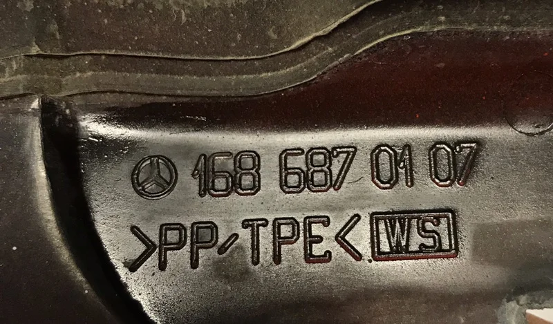 Пыльник крыла Mercedes-Benz A160 W168 166.960 2001 - миниатюра 2