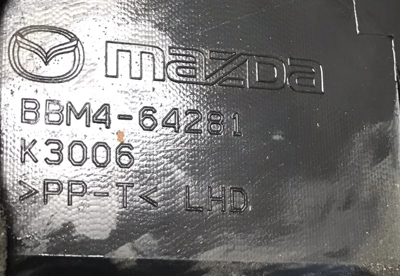 Пластик салона Mazda BL СЕДАН 1.6 2011 - миниатюра 3