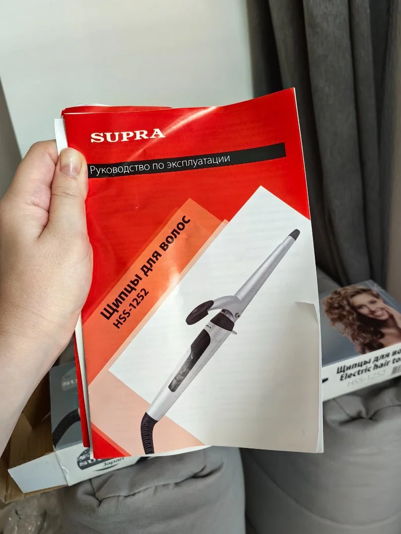 Электрощипцы Supra hss-1252 - миниатюра 2