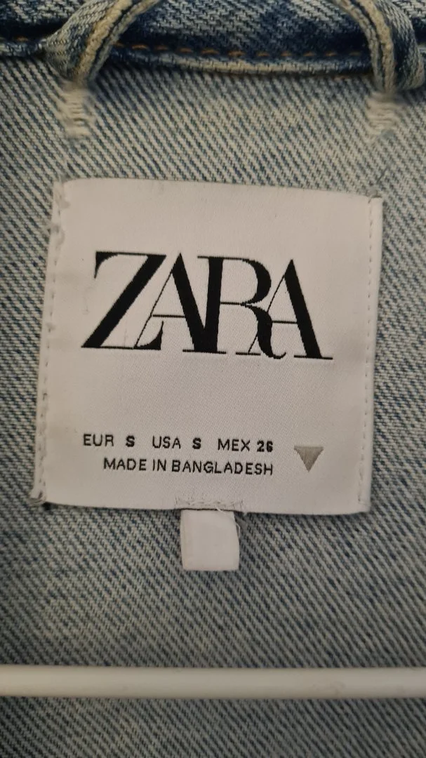 Джинсовая куртка Zara - миниатюра 3