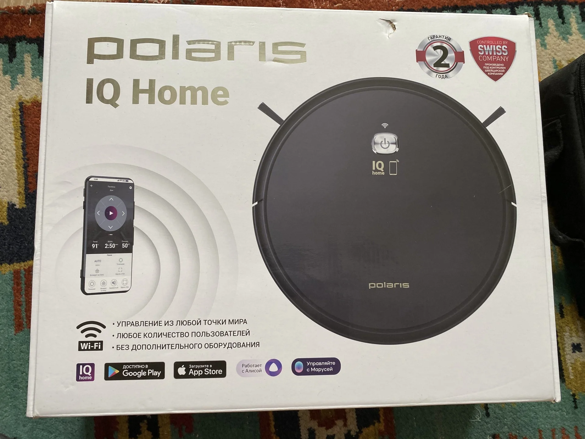 Робот-пылесос с влажной уборкой Polaris PVCR 3400 - миниатюра 4