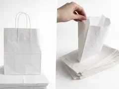 Белые бумажные пакеты - изображение 1