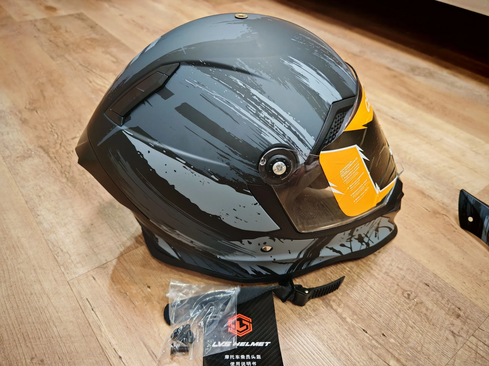 Мотошлем lvs helmet - миниатюра 7