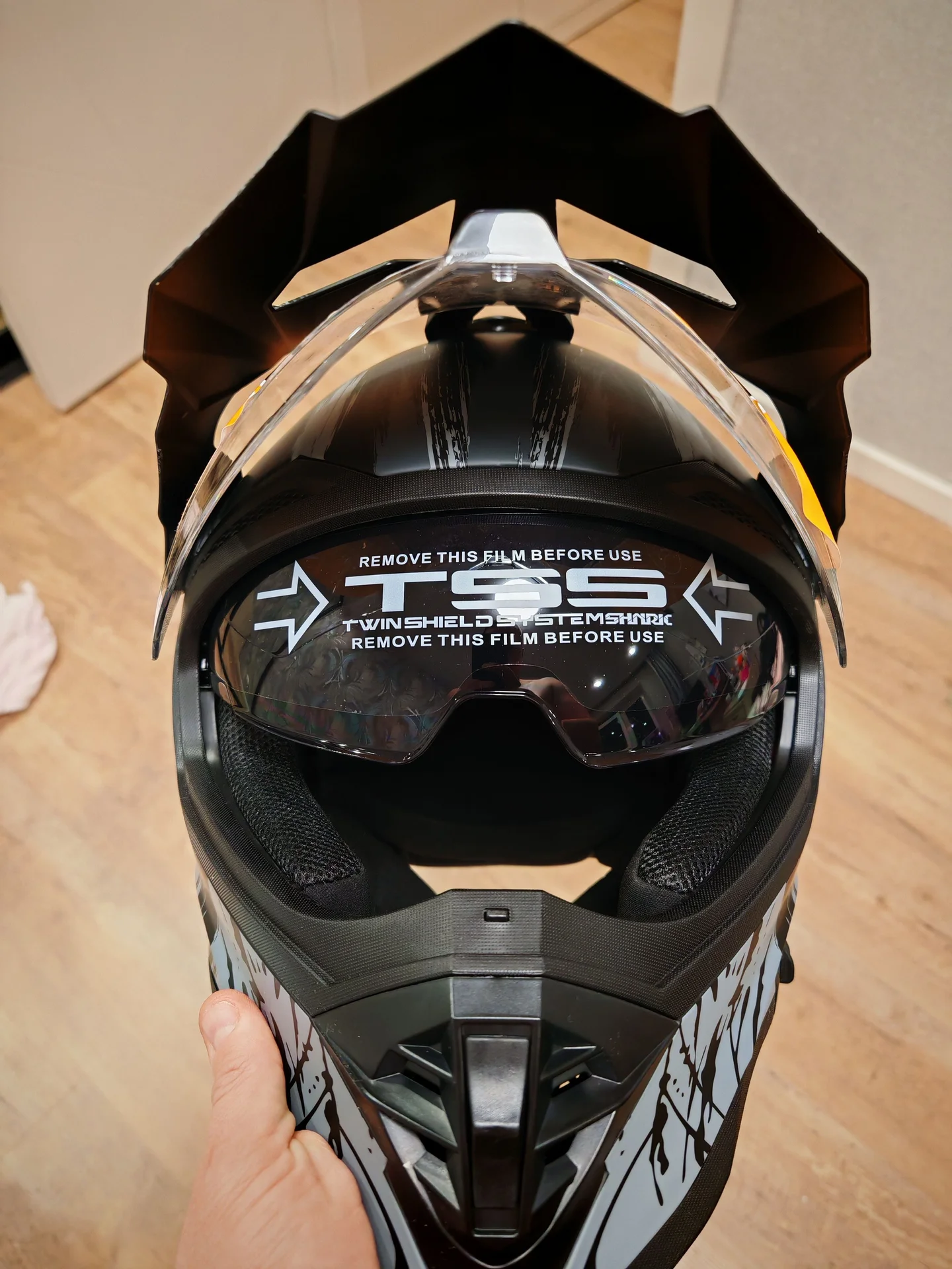 Мотошлем lvs helmet - миниатюра 8
