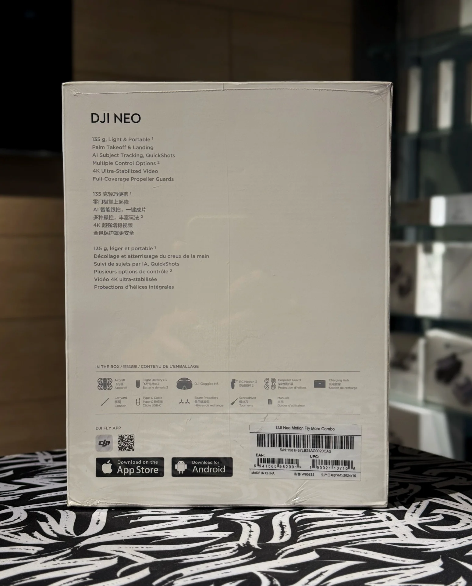 Квадрокоптер DJI Neo Motion Fly More Combo Новый - миниатюра 2