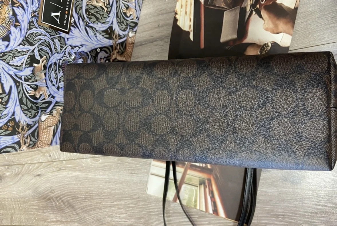 Сумка шопер оригинал coach - миниатюра 6