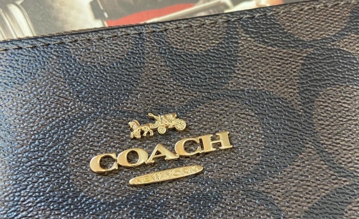 Сумка шопер оригинал coach - миниатюра 9
