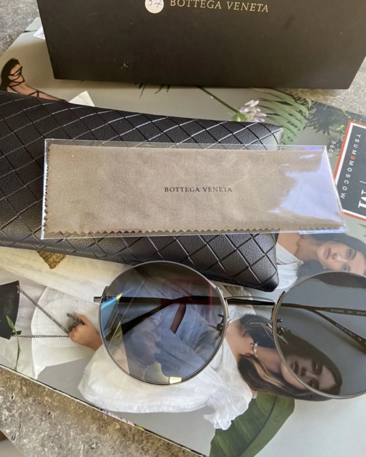 Солнцезащитные очки оригинал Bottega Veneta - миниатюра 6