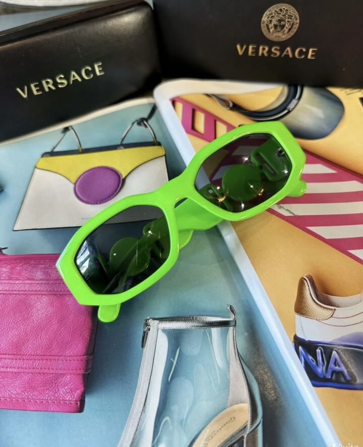 Солнцезащитные очки оригинал Versace - миниатюра 8