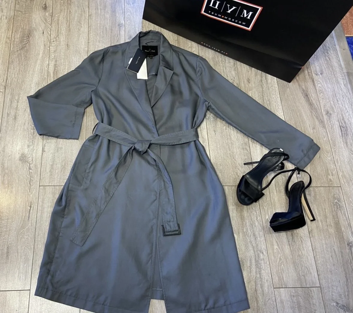 Плащ новый Massimo Dutti - миниатюра 10