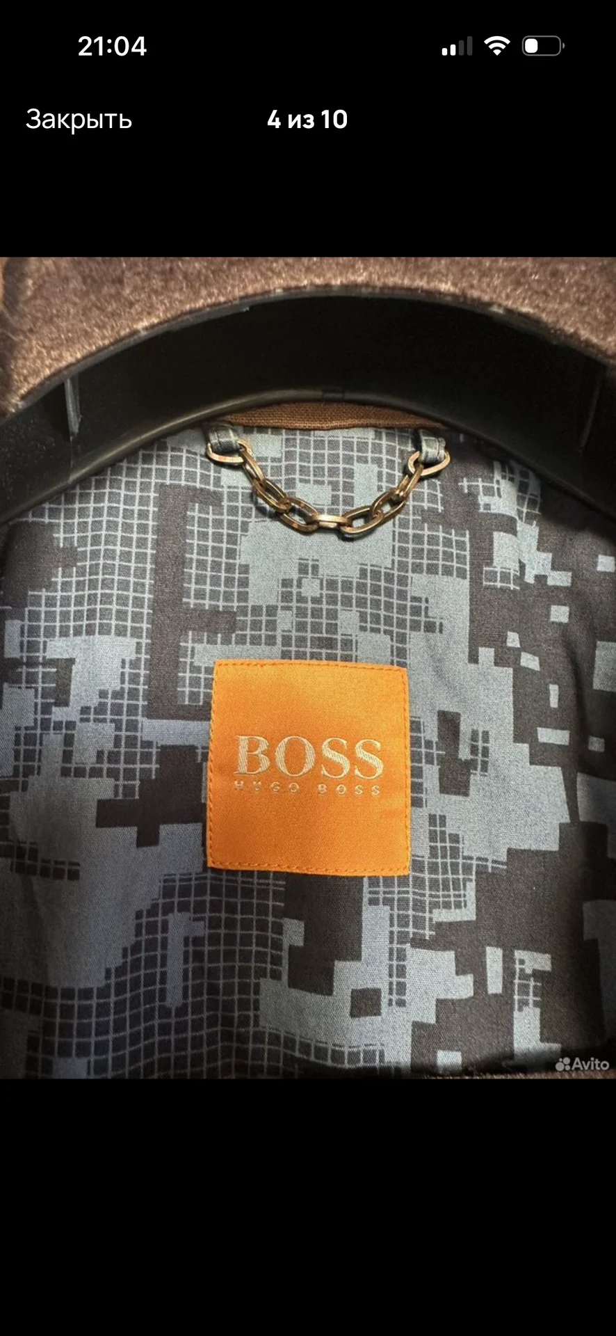 Кожаная куртка Hugo Boss оригинал - миниатюра 11