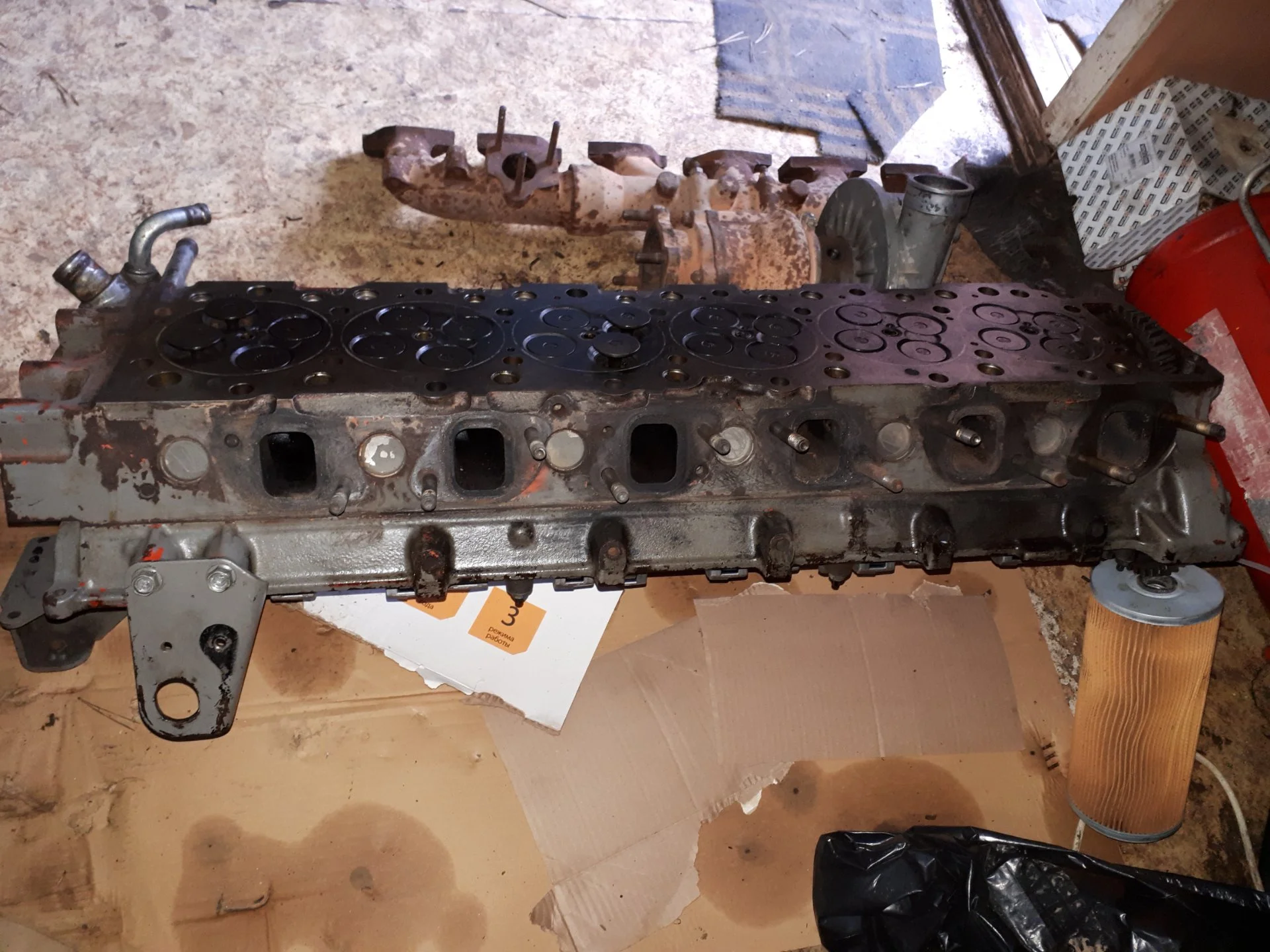 Головка блока цилиндров isuzu 8981805620, 8982438160 - миниатюра 2