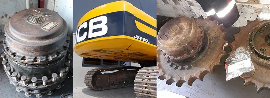 Гидромотор поворота JCB 330, KSC0196, 332/K4684, 20/925652 - миниатюра 2