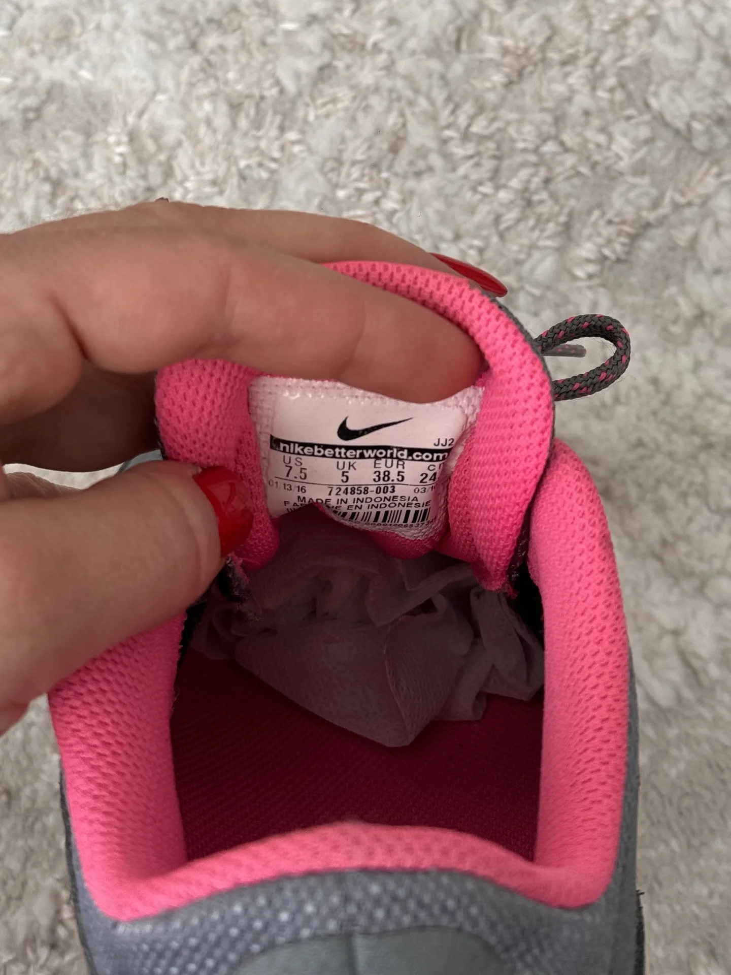 Кроссовки Nike оригинал 37р-р - миниатюра 5