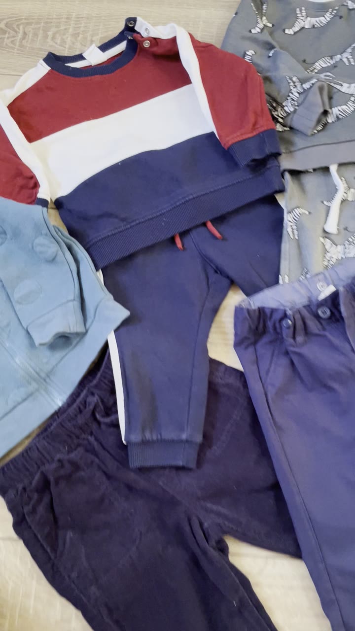 вещи для мальчика 74,80,86.Zara,H&M,GJ - видео 2