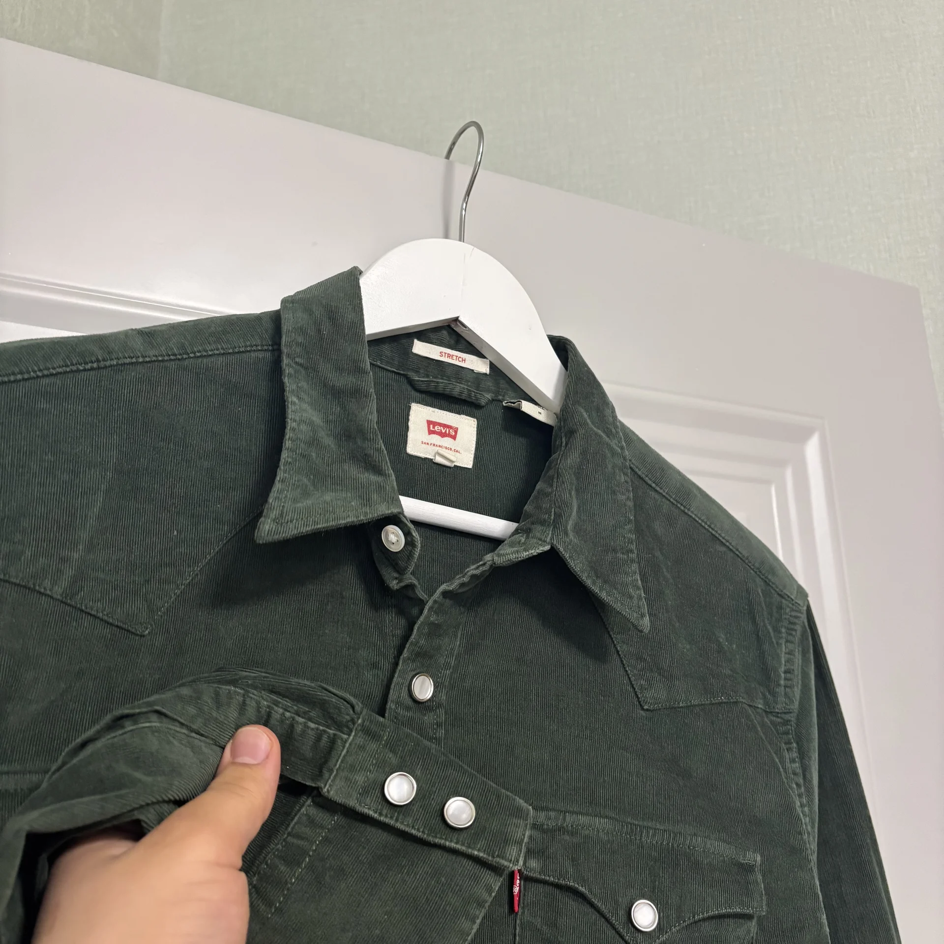 Рубашка вельветовая Levi’s оригинал - миниатюра 2