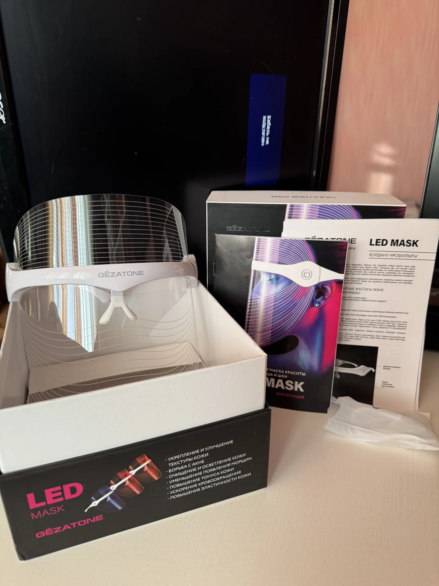 Светодиодная Led маска gezatone - миниатюра 2