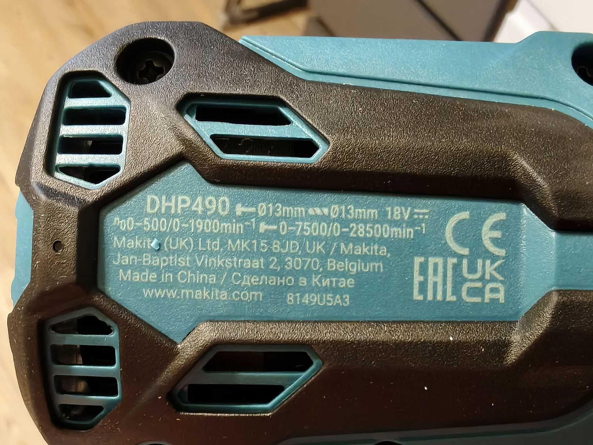 Ударный шуруповёрт Makita DHP490SFJ - миниатюра 5