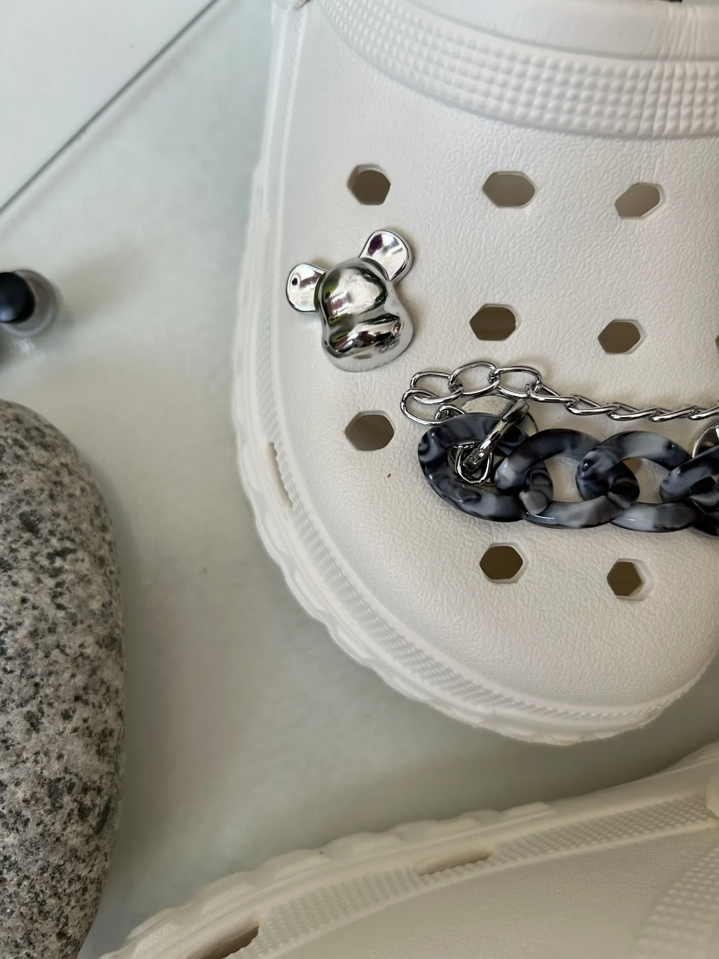 Резиновые тапки (как Crocs), с украшениями - миниатюра 7