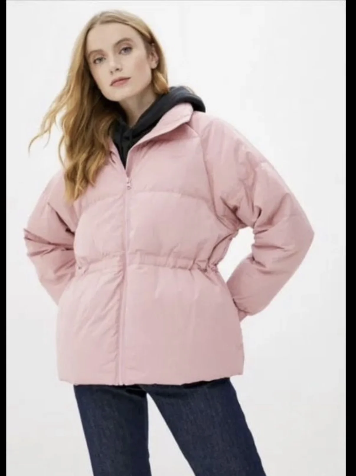 Пуховик Levi's розовый S - изображение 1
